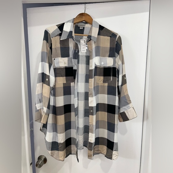 Avenue Women’s Plaid Shirt size 14/16 - Picture 1 of 5